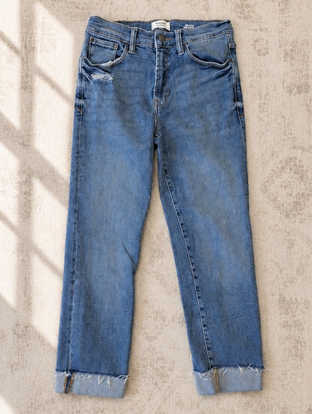 Kensie "The Allie"‎ High Rise Slim Straight Jeans Size 4 / 27